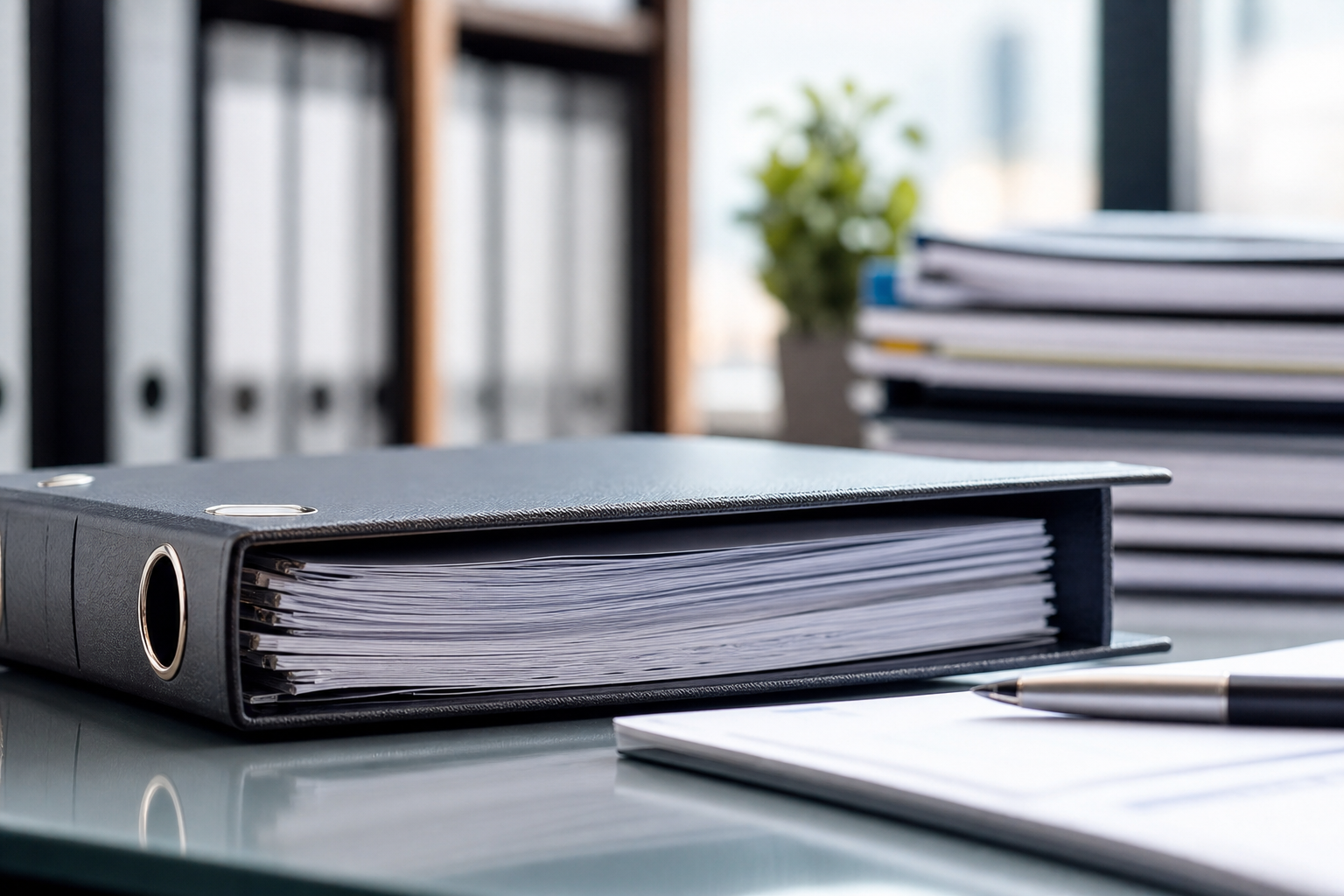 Corporate binder and entity records folder