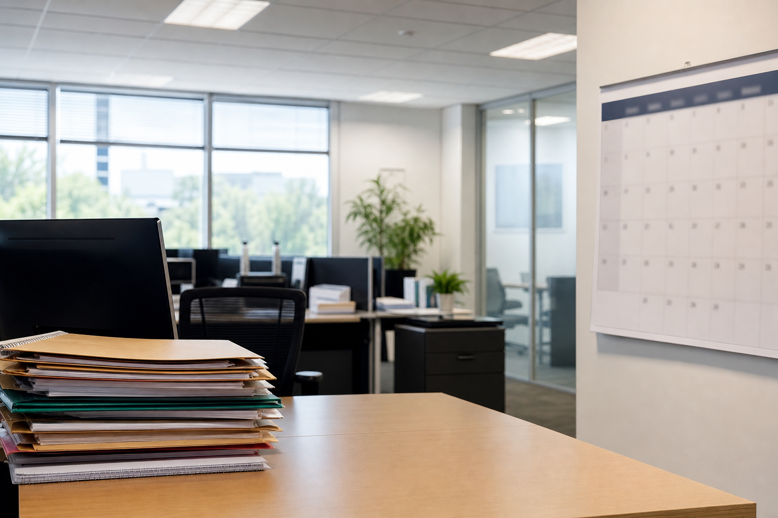 Handover memo and compliance calendar