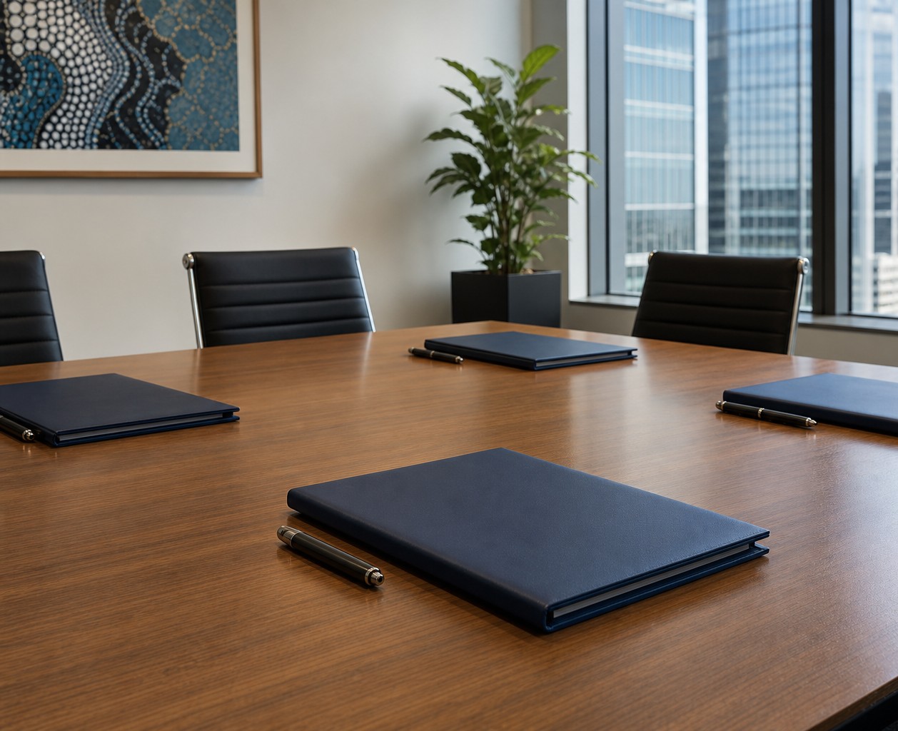 Professional agreement in a business meeting