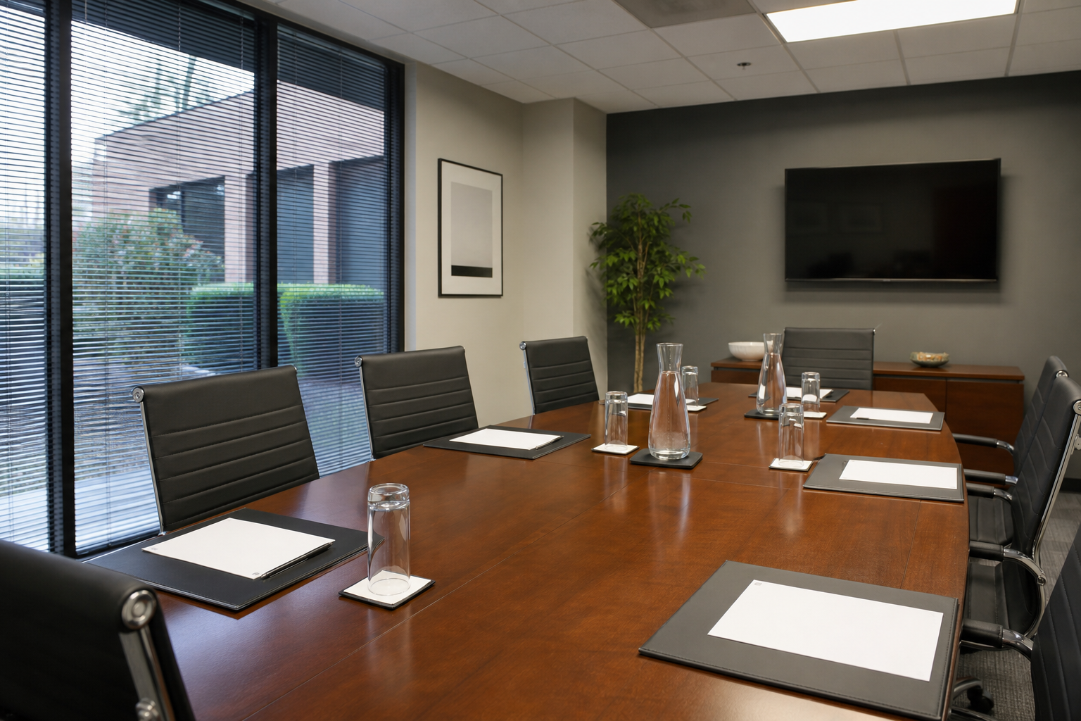 Level 5 meeting table setup